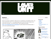 Tablet Screenshot of lowerunit.wordpress.com