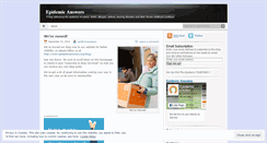Desktop Screenshot of epidemicanswers.wordpress.com