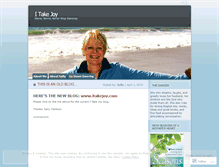 Tablet Screenshot of itakejoy.wordpress.com