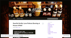 Desktop Screenshot of gorillaperfume.wordpress.com