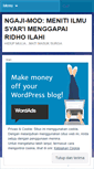Mobile Screenshot of ngajiman.wordpress.com