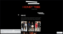 Desktop Screenshot of icovetthee.wordpress.com