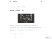 Tablet Screenshot of mapoholic.wordpress.com