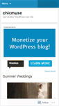 Mobile Screenshot of chicmuse.wordpress.com