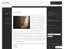 Tablet Screenshot of chicmuse.wordpress.com