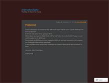 Tablet Screenshot of cherrysforcharity.wordpress.com