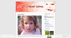 Desktop Screenshot of iheartsophia.wordpress.com