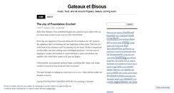 Desktop Screenshot of gateauxetbisous.wordpress.com