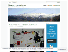 Tablet Screenshot of mariacuerva.wordpress.com
