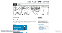 Desktop Screenshot of manonthecouch.wordpress.com