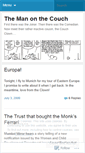 Mobile Screenshot of manonthecouch.wordpress.com
