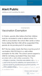 Mobile Screenshot of alertpublic.wordpress.com