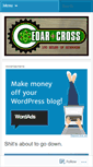 Mobile Screenshot of cedarcross.wordpress.com