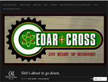 Tablet Screenshot of cedarcross.wordpress.com
