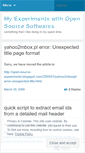 Mobile Screenshot of opensourceexperiments.wordpress.com