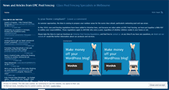 Desktop Screenshot of epicpoolfencing.wordpress.com