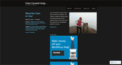 Desktop Screenshot of clarecarswell.wordpress.com