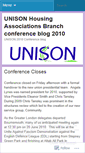 Mobile Screenshot of habconference2010.wordpress.com