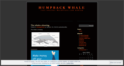Desktop Screenshot of humpbackwhale.wordpress.com