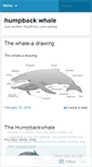 Mobile Screenshot of humpbackwhale.wordpress.com