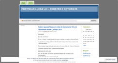 Desktop Screenshot of lucaslui.wordpress.com