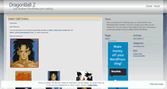 Desktop Screenshot of eternaldragonball.wordpress.com