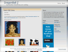 Tablet Screenshot of eternaldragonball.wordpress.com