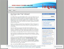 Tablet Screenshot of inquo.wordpress.com