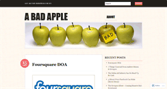 Desktop Screenshot of abadappledotcom.wordpress.com