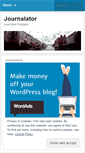 Mobile Screenshot of journalator.wordpress.com