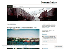 Tablet Screenshot of journalator.wordpress.com