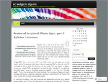 Tablet Screenshot of danielbernardreligion.wordpress.com