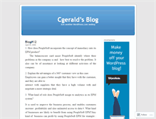 Tablet Screenshot of cgerald.wordpress.com