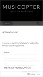 Mobile Screenshot of musicopter.wordpress.com