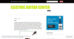 Desktop Screenshot of electromagneticguitar.wordpress.com