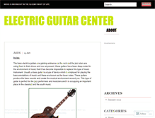 Tablet Screenshot of electromagneticguitar.wordpress.com