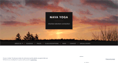 Desktop Screenshot of navayoga.wordpress.com