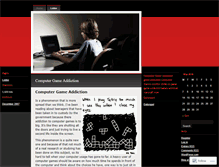 Tablet Screenshot of computergameaddiction.wordpress.com