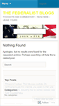 Mobile Screenshot of federalistblogs.wordpress.com