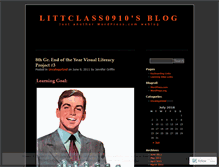 Tablet Screenshot of littclass0910.wordpress.com