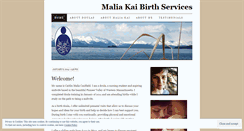 Desktop Screenshot of maliakaibirth.wordpress.com