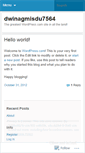 Mobile Screenshot of dwinagmisdu7564.wordpress.com