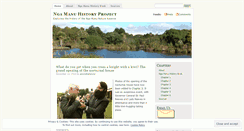 Desktop Screenshot of ngamanuhistory.wordpress.com