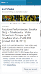 Mobile Screenshot of euzicasa.wordpress.com