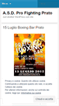 Mobile Screenshot of profightingym.wordpress.com
