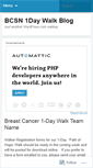 Mobile Screenshot of bcsn1daywalk.wordpress.com