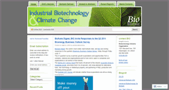 Desktop Screenshot of biofuelsandclimate.wordpress.com