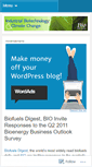 Mobile Screenshot of biofuelsandclimate.wordpress.com