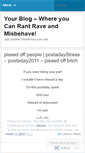 Mobile Screenshot of pissedoffpeople.wordpress.com