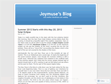 Tablet Screenshot of joycemeuse.wordpress.com